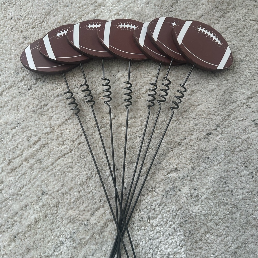 Wooden Football Pick